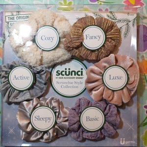 6 pack Scunci Scrunchies